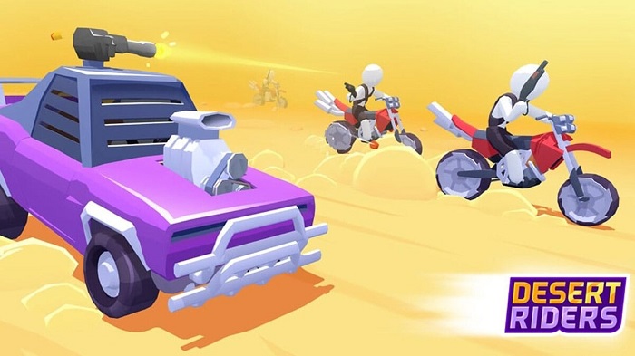 دانلود Desert Riders 1.4.18 بازی اندرویدی پرهیجان بدون نیاز به اینترنت برای رانندگان صحرا