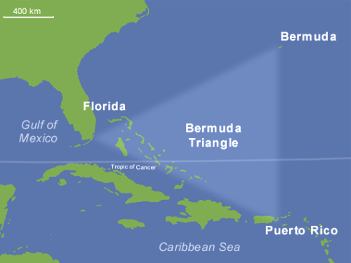 همه چیز درباره مثلث برمودا در اقیانوس اطلس شمالی
