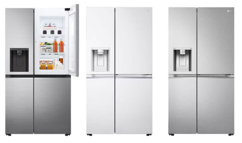 تفاوت و مقایسه یخچال ساید بای ساید ال جی J257 ، J267 و J287