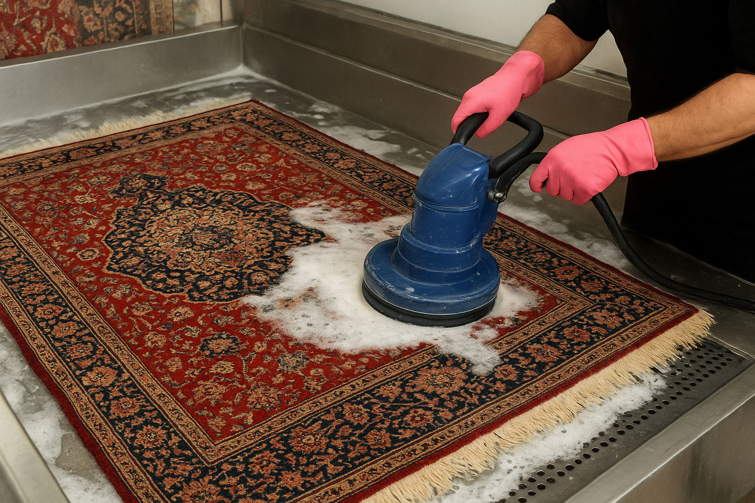 قالیشویی تخصصی فرش دستباف و ابریشم در شیراز؛ مراقبت از فرش‌های ارزشمند